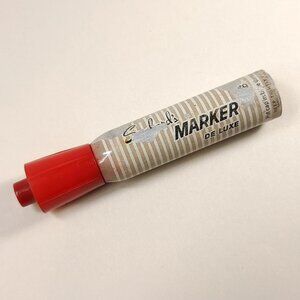 Sanford De luxe Red Permanent Marker Deluxe pocket small Potent Smelly Vintage